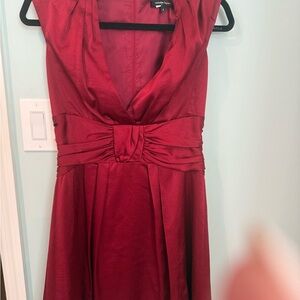 Nanette Lepore Deep Red Midi Dress
